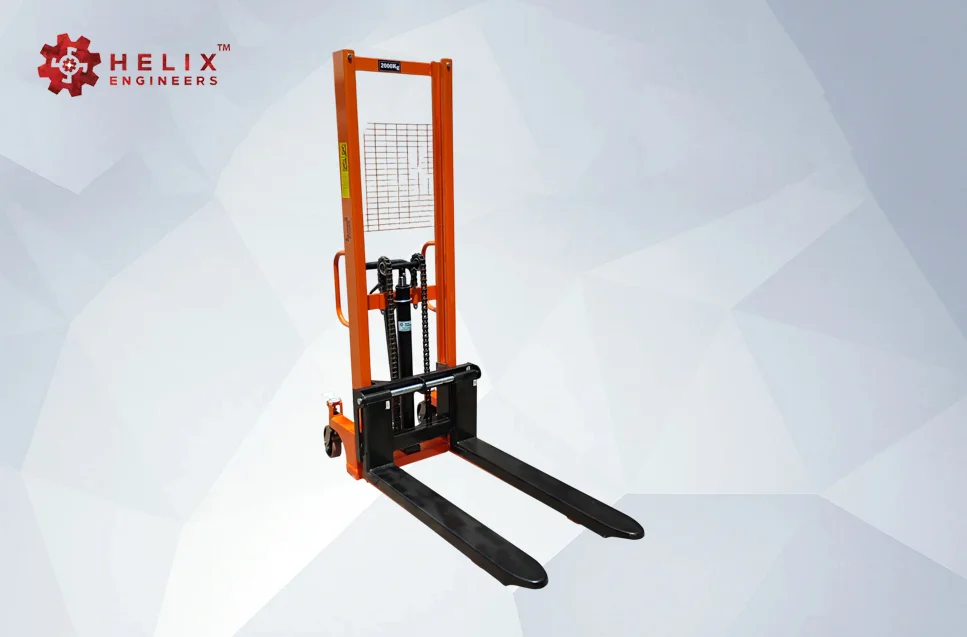 Platform stacker for pallet lifting