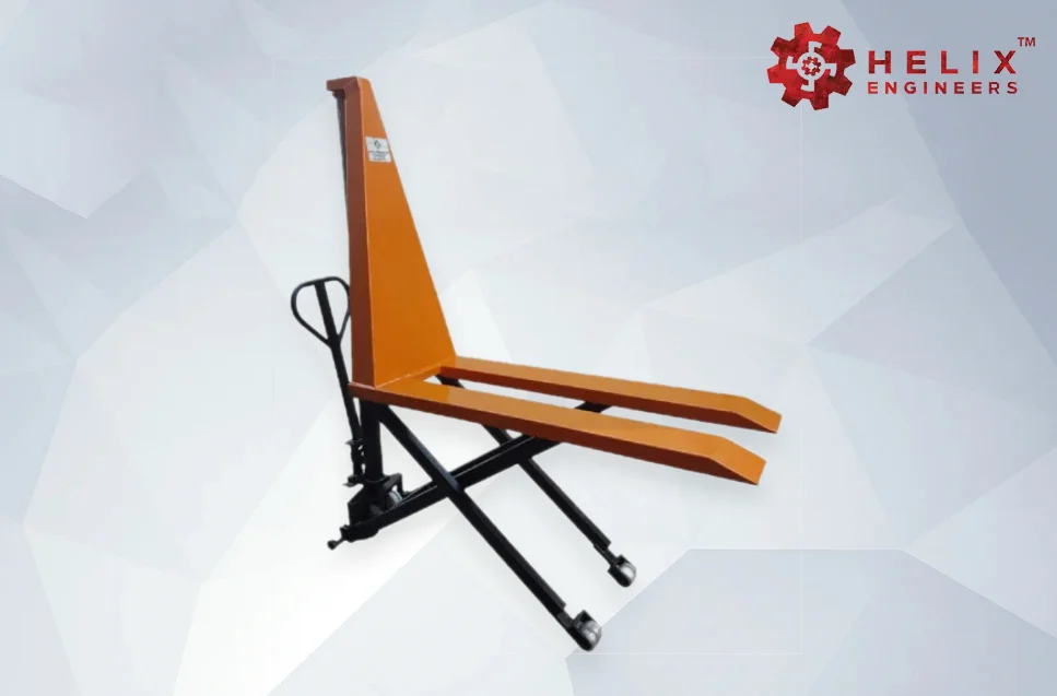 Hi-rise scissor lift for industrial use