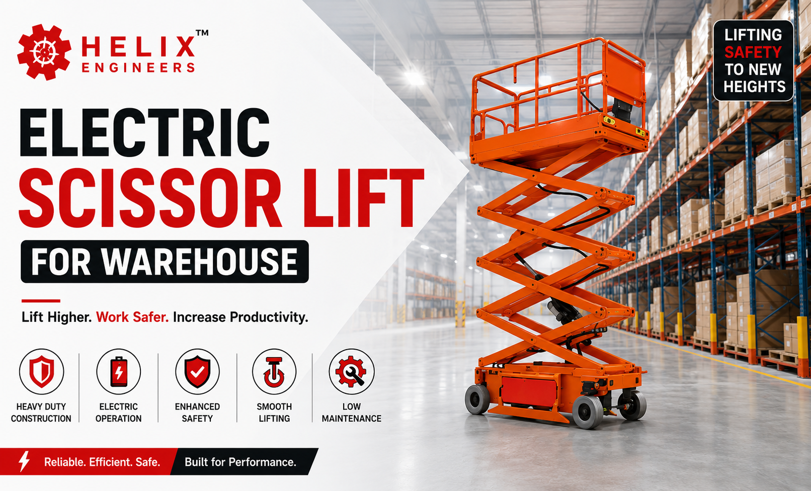 Electric Scissor Lifts Manufacturer For Warehouse